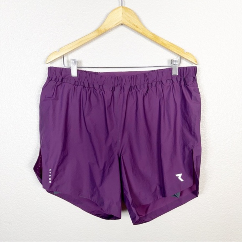Ryzon Size XL Womens Alliance 2 in 1 Running Shorts Active Athletic Purple‎